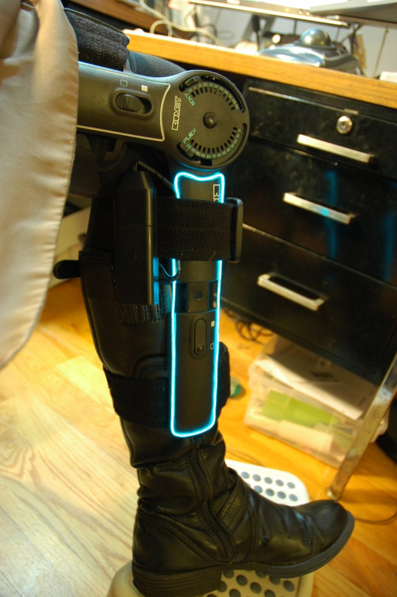 I'm having knee surgery again in a month (MPFL replacement). It'll be my sixth. Here's what I did to my brace last time (2010).