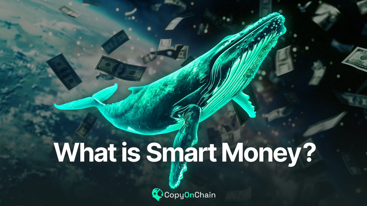 CopyOnChain's tweet photo. In crypto, there is a group making $ every day.

It's called Smart Money.

We've found 200+ wallets. In this thread, we'll explore their types 🧵👇
