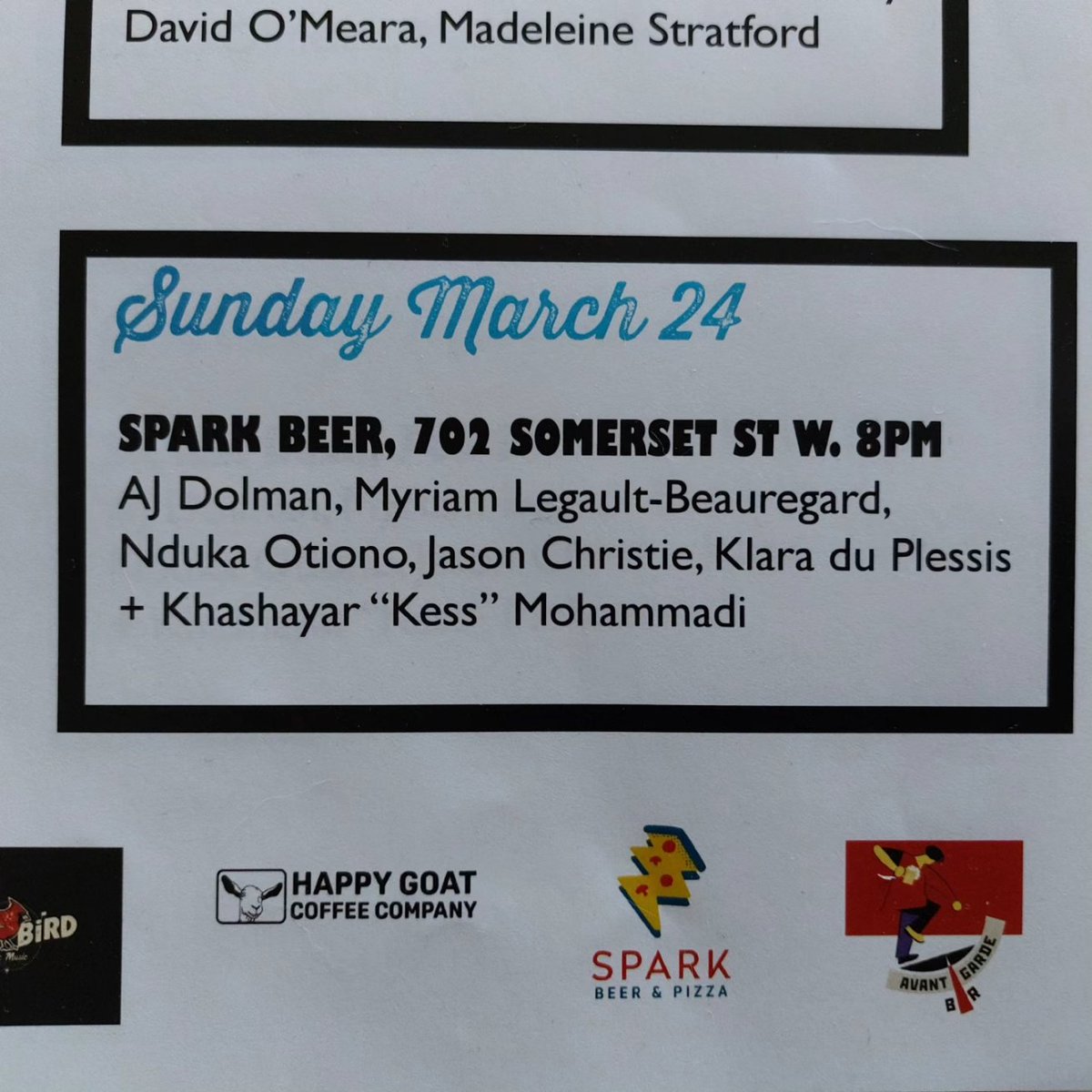 Tonight, my co-pilot @ajdolman reads fron her debut @gordonhillpress poetry collection Crazy / Mad at @VERSeFest, Ottawa's international poetry festival.  They are part of a stellar roster.
Thrilled, excited and proud.
If you're around, come on down. Free event.