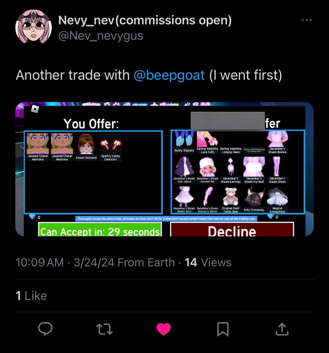 Beepgoat tweet media