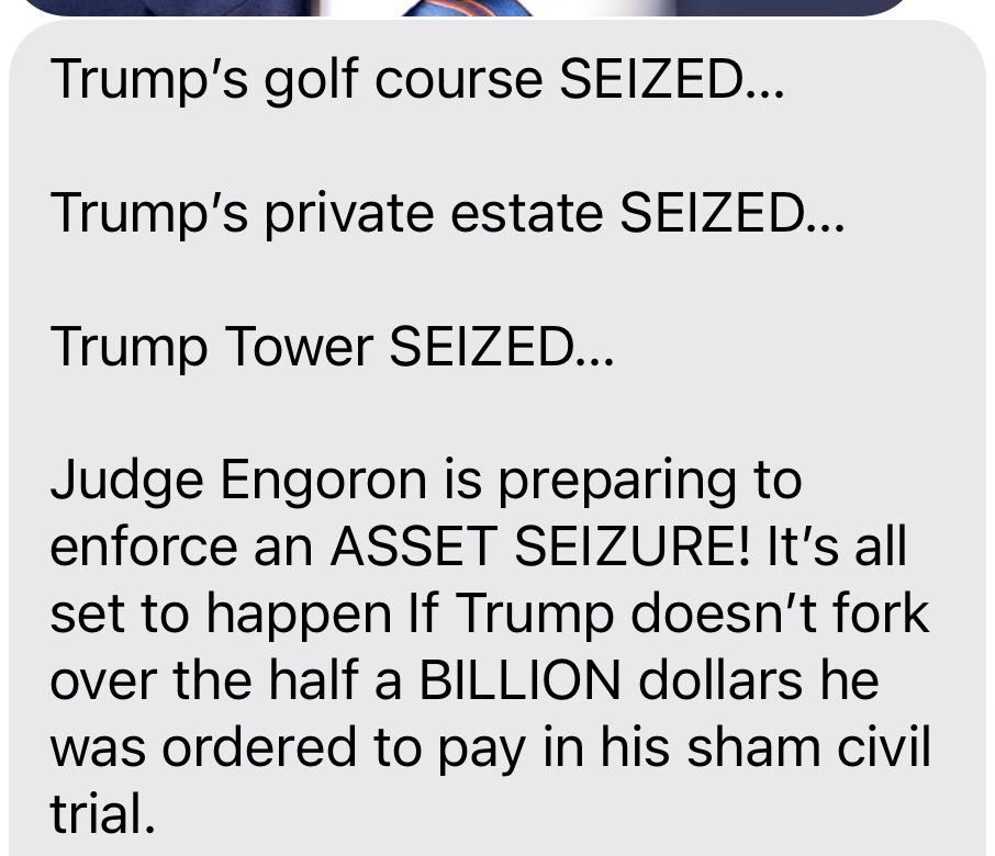 It continues. Note that personal use of campaign funds is prohibited by FEC regulations.