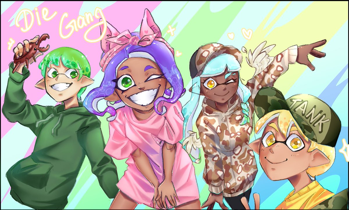Amazing job done by <a href="/Misi24Frames/">Misi</a> thank you so much for this beautiful art work of the gang ❤️please rt and check Misi out (her commissions are open!!!)