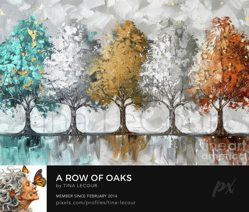 TinaLeCour's tweet photo. A Row Of Oaks...Can be purchased here..https://t.co/MXSv84Y3zh
#trees #treeoflife #landscape #abstractart #Abstract #abstractsunday #wallart #wallartforsale #homedecorideas #homedecoration #interiordesign #interiordecor #colorful #giftideas #gifts #greetingcards #seasons https://t.co/Ddlo6efyv3