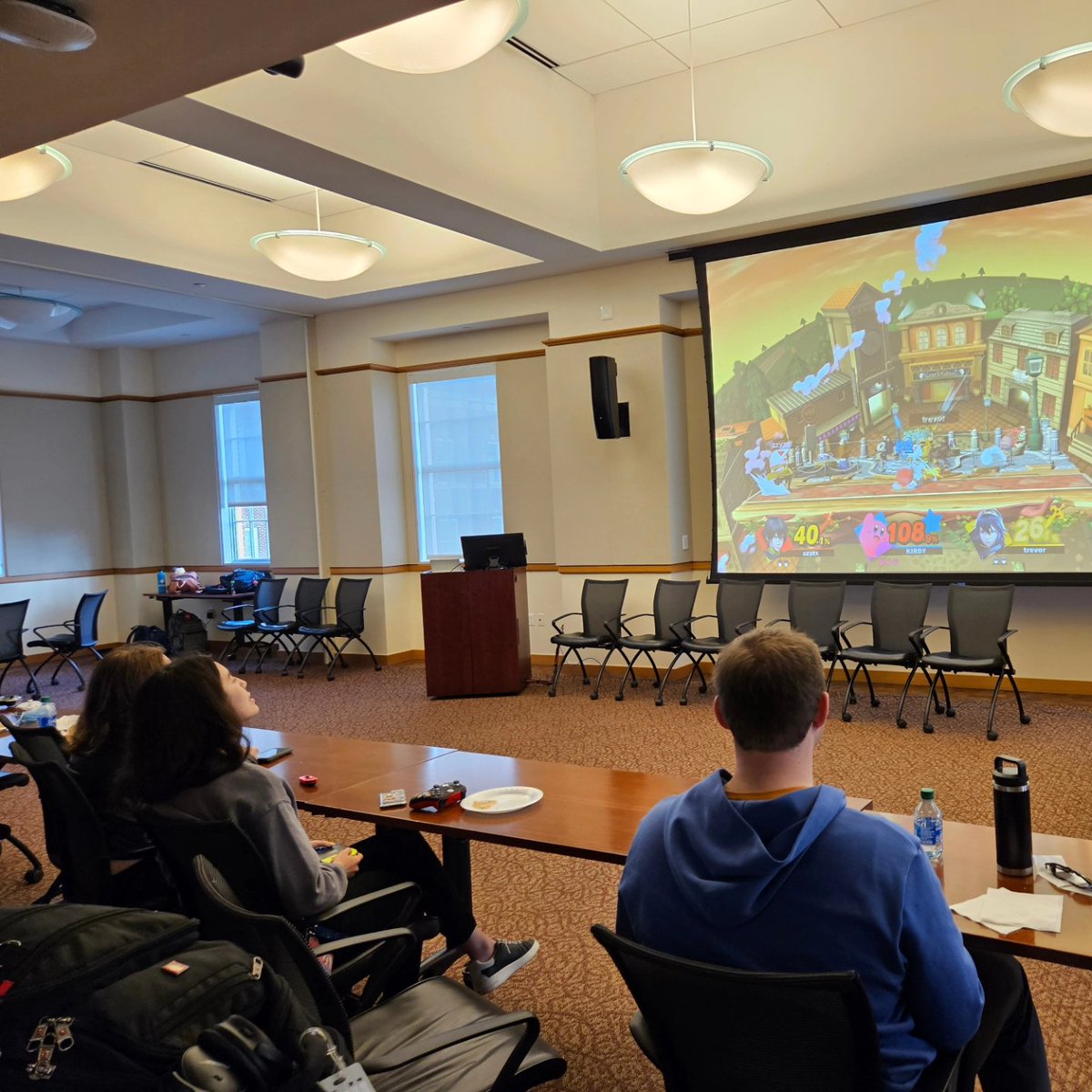 ProfSmak's tweet image. As the @smu_esports club advisor I get 2 hang out at some fun events like this last LAN event of the year.

Club president Makenna Keating has done a gr8 job last 2 years, b4 she heads off 2 med school. Ty for ur service!