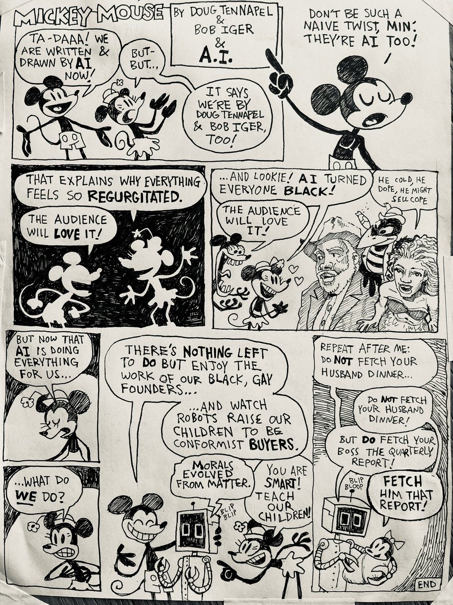 DougTenNapel's tweet image. New Mickey Mouse Ep! Your retweets are my distribution plan: