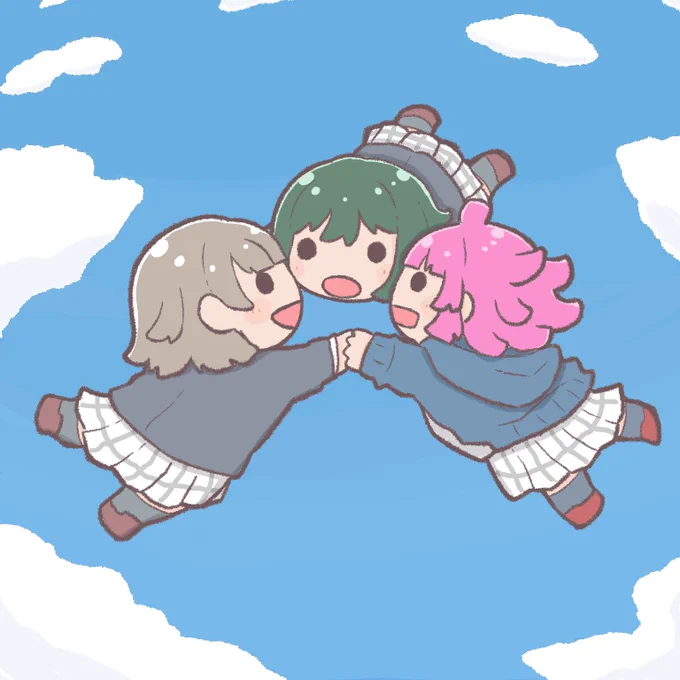ふわっと着地します#lovelive#虹ヶ咲 
