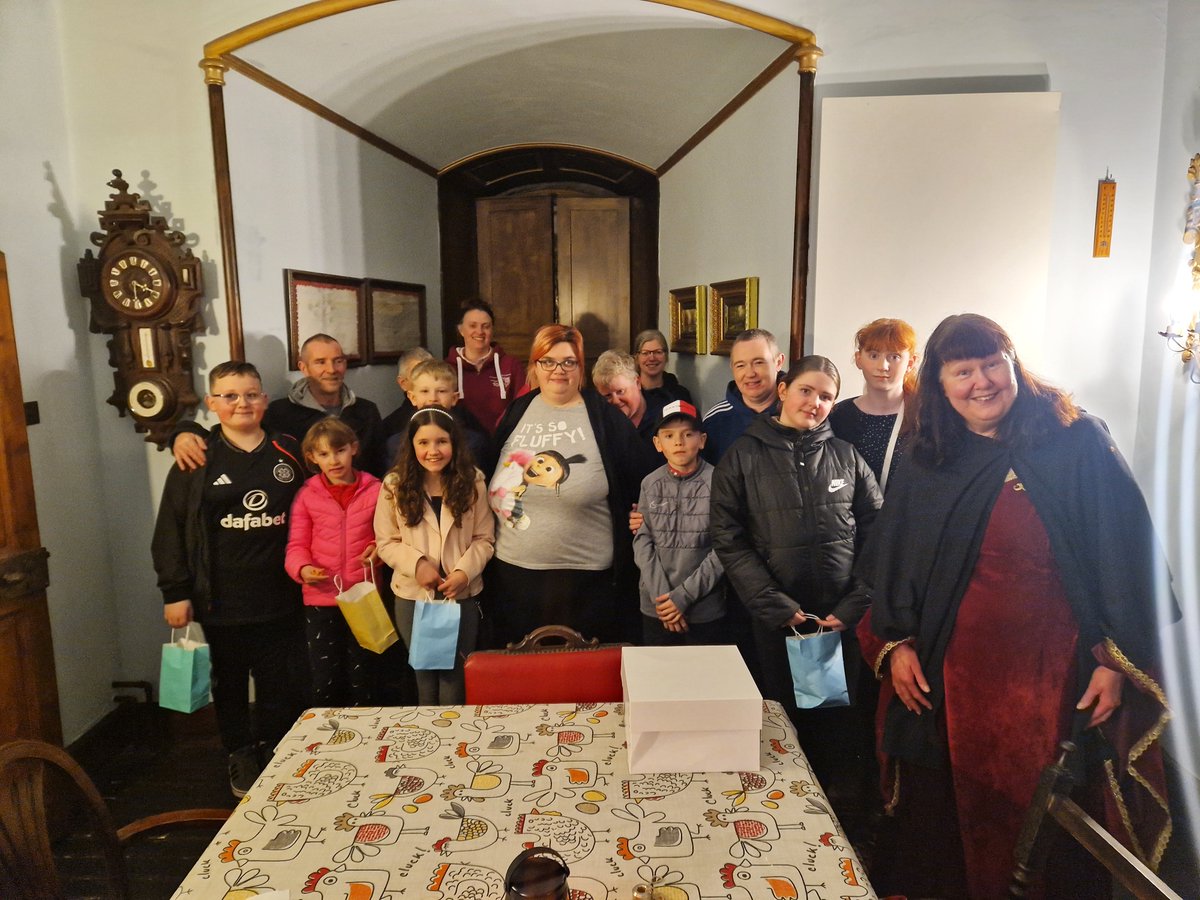 A wonderful evening celebrating Rion's upcoming birthday with family and friends at magnificent Closeburn Castle! We had great fun sharing a host of ghostly tales, and the dungeon visit was particularly memorable, with huge shrieks of delight from the children! #guidedtours