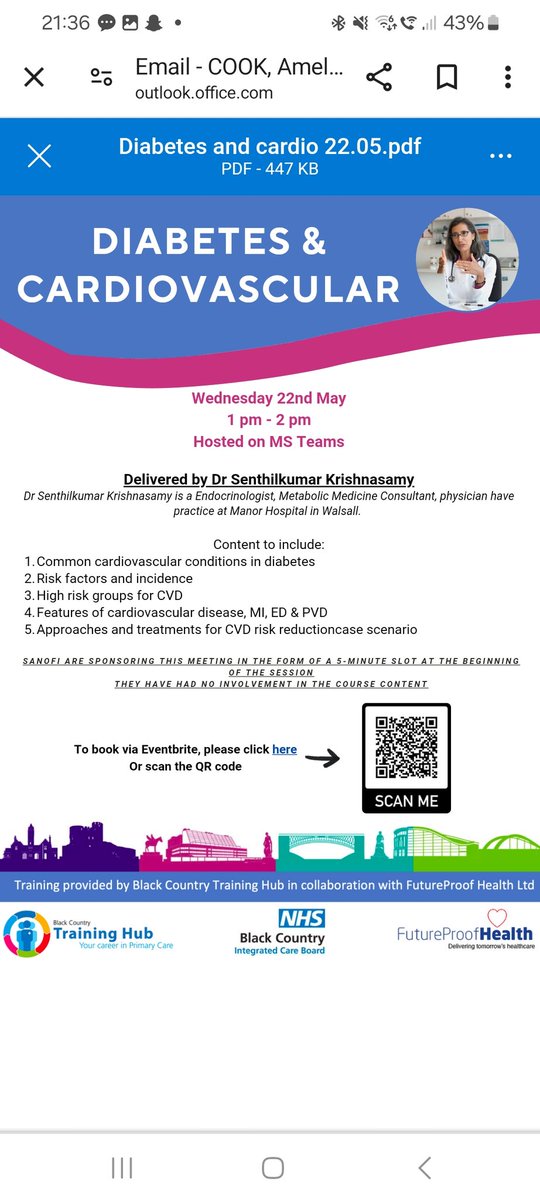 Amelia Cook Diabetes Nurse specialist (@ameliacookdsn) on Twitter photo Work in the Black Country and want to attend a cardiovascular diabetes event here it is! the fantastic Dr kumar from Walsall will deliver, I'm so proud to have such an excellent team to work with across all 4 sites! <a href="/BlackCountryICS/">Black Country Integrated Care System (ICS)</a> Work in the Black Country and want to attend a cardiovascular diabetes event here it is! the fantastic Dr kumar from Walsall will deliver, I'm so proud to have such an excellent team to work with across all 4 sites! <a href="/BlackCountryICS/">Black Country Integrated Care System (ICS)</a>