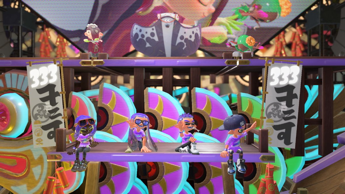 Zeyga3's tweet photo. Win x333 and x100 @LaVilaineEquipe #Splatfest #Splatoon3 #NintendoSwitch https://t.co/kowJejcAwO