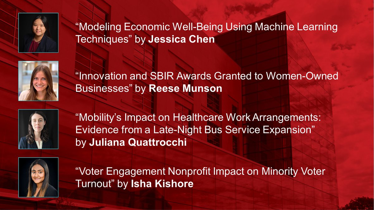The next #NebraskaBBR Webinar features #BBRScholars Jessica Chen, Reese Munson, Juliana Quattrochi, and Isha Kishore. Join us on March 29 at noon to learn about their research findings. 🌐go.unl.edu/scholars Registration is free and open to the public. #NebraskaResearch #UNL