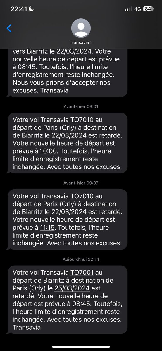Décidément <a href="/transaviaFR/">Transavia</a>  après 4 heures de retard vendredi, déjà 2 heures pour demain