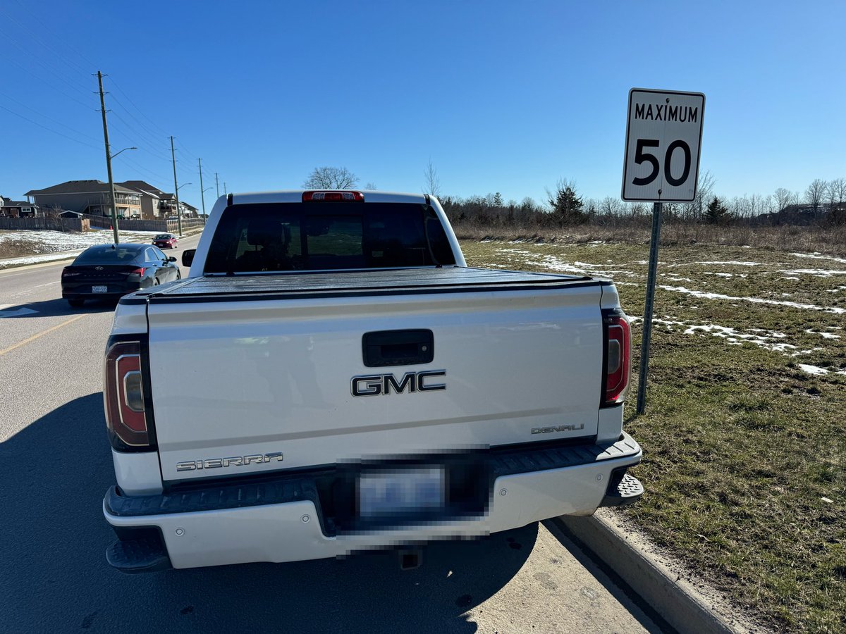 The value of random breath testing. The driver of the pickup truck denied drinking but then under demand provided a roadside breath sample, blowing a Caution. Driver’s licence seized, suspended for 3 days, family attended to drive the truck, plus charged for plate not authorized.