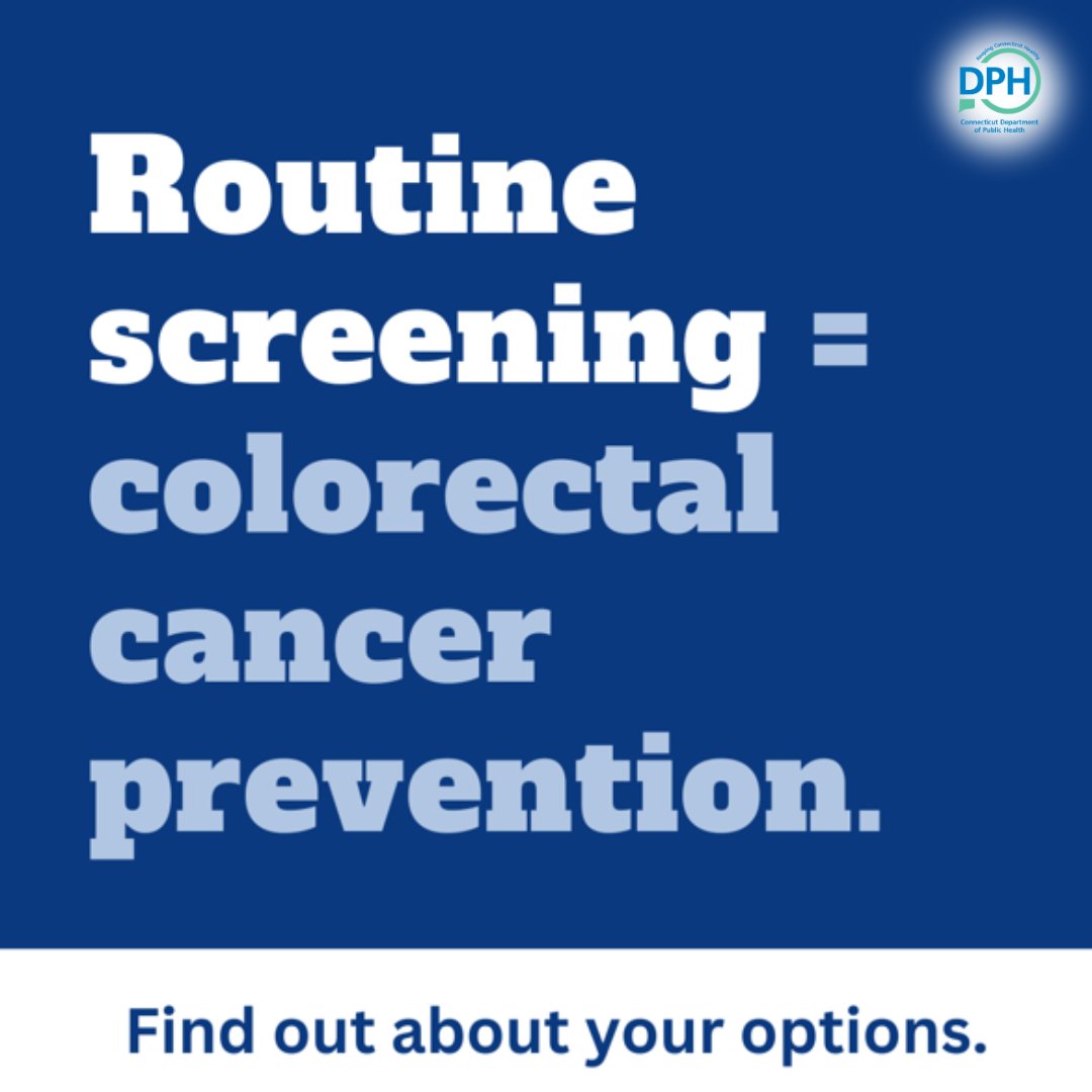 Colorectal cancer often has no signs or symptoms in its early stages. If found and treated soon enough, 9 out of 10 people will survive. #GetBehindCRCScreening and talk to your doctor about which screening option is right for you.

bit.ly/CEDPPCancerScr…