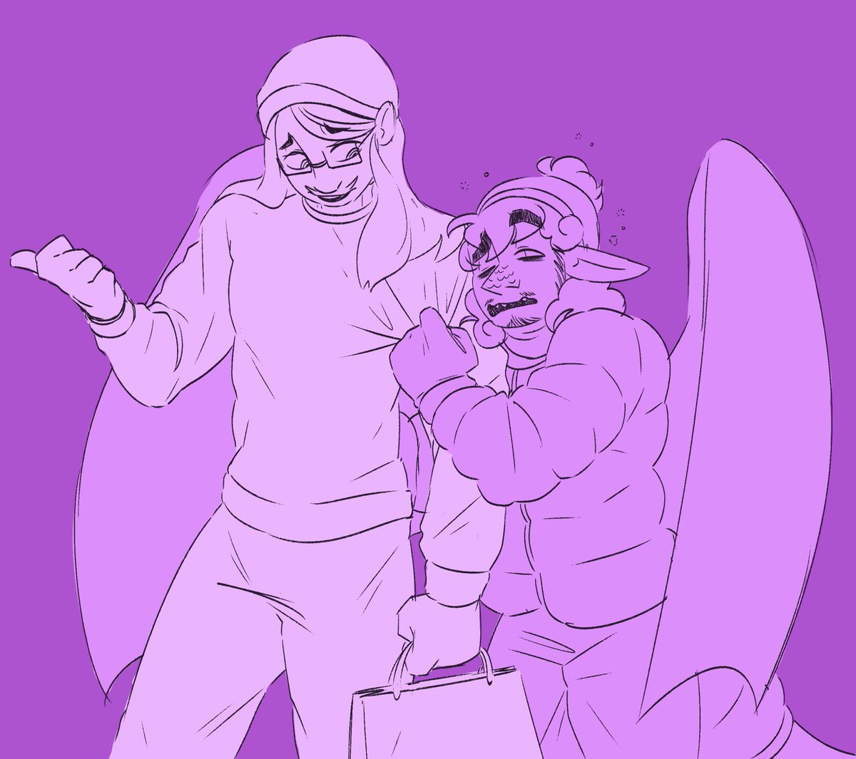 LouserBoi's tweet photo. Something something something gay (not shared art on here for a long time 👋) https://t.co/0HBwA02dFs