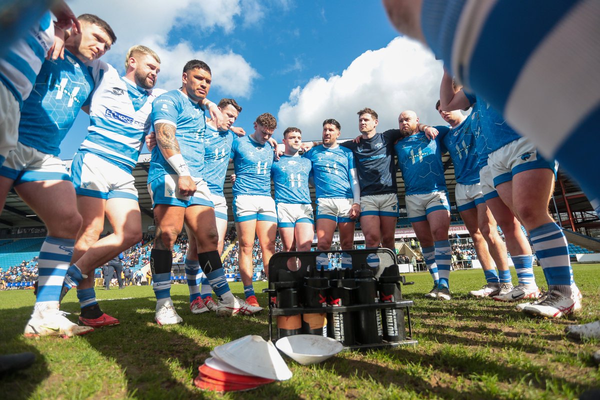 HalifaxPanthers's tweet photo. MONDAY MOTIVATION 😤 Full steam ahead to Easter Weekend now as our focus can firmly turn to the Betfred Championship
Who's backing the boys under the Odsal lights on Friday Night? IT'S DERBY WEEK!!! 🔵⚪️🐾
#BWO #GoodFridayDerby https://t.co/bwuO1XrFmE