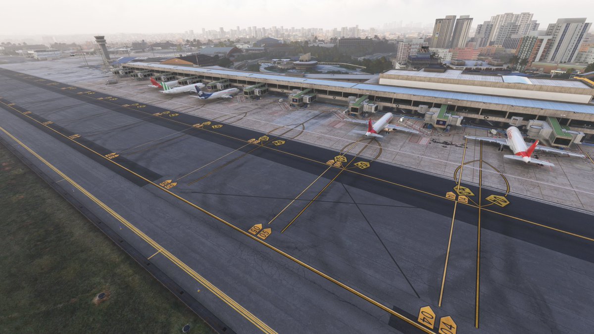 captnabib's tweet photo. Recent chill group flight from SBGR to beautiful Sao Paolo SBSP. Low visibility and runway 17 making the approach absolutely epic! Come join us on the next one!

Group flights on Twitch every Mon/Wed/Fri/Sat 0800am Zulu!

@GroupFlight @MSFSofficial @captnabib https://t.co/BkB91T0CBY