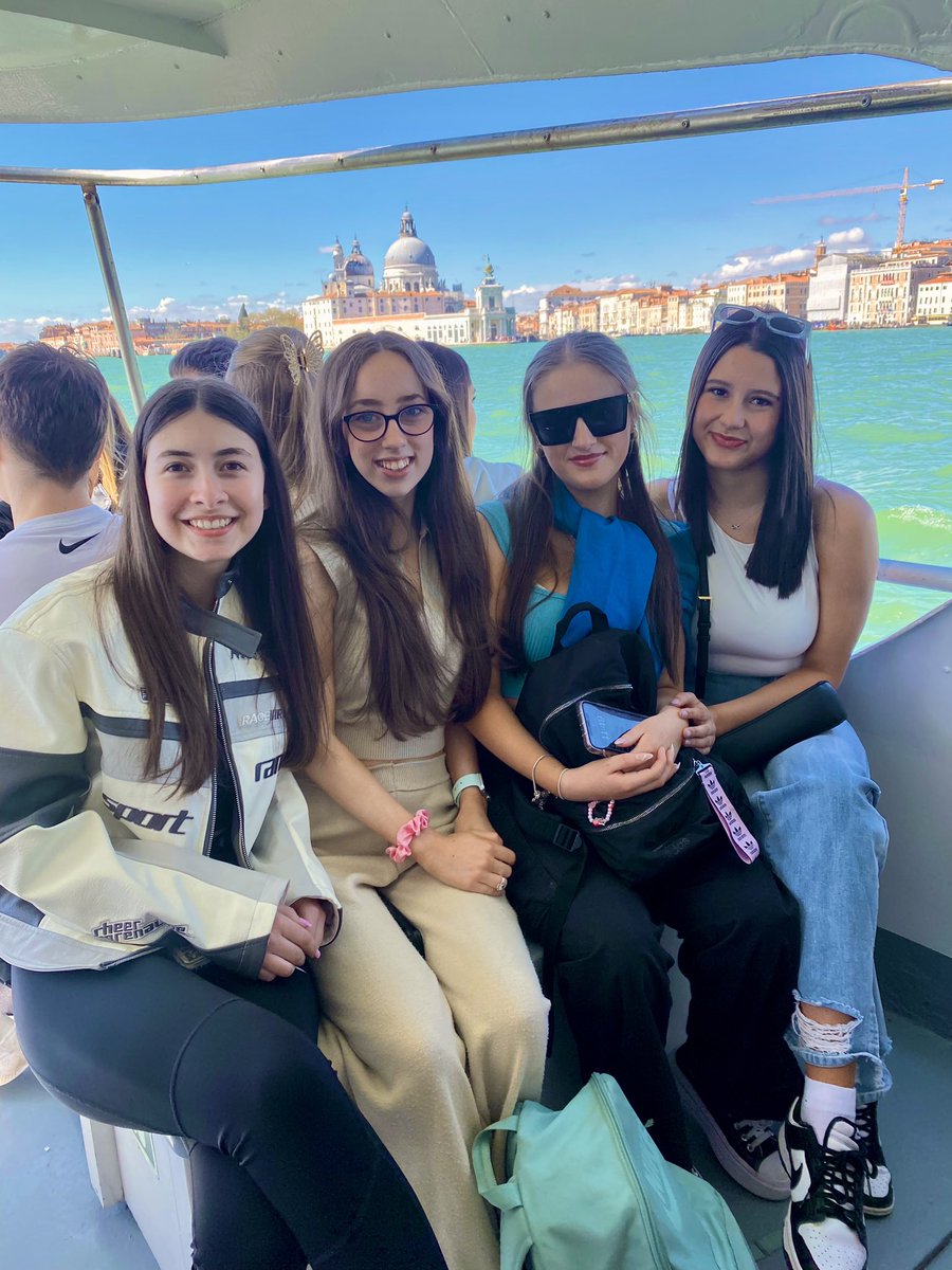 Day 2 of Coláiste na Mí on tour - we had a great morning with fab weather as we travelled to Venice for the day. An excellent start to a jam packed day with the water taxi over to Venice taking in the views of the city. #coláistenamí #CNM2024 #cnmontour #venice #northitaly