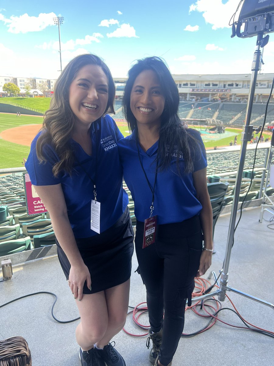 Hangin with <a href="/madisenkeavy/">Madisen Keavy</a> as we gear up for our special <a href="/CBSSacramento/">CBS Sacramento</a> “On Deck with the River Cats” 4:30. First exhibition game for River Cats and SF Giants since 2018. Perfect day for a ball game! See you soon! ⚾️