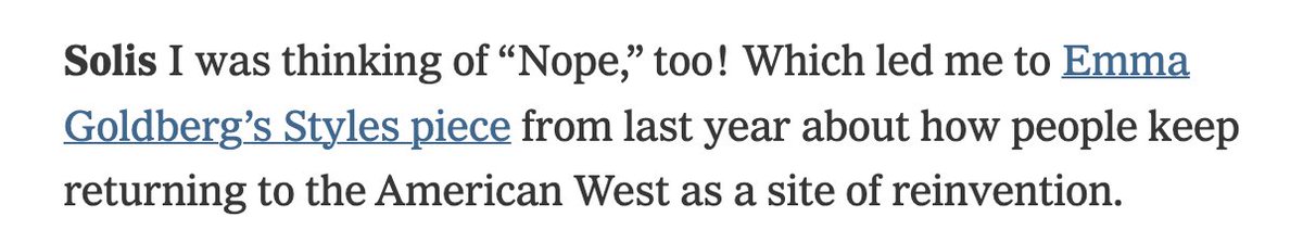 i love this conversation between Styles desk friends about Beyonce's album cover!! and this lovely @msolis14 shoutout to summer of cowboys, reinventing the west (and everybody going Lonesome Dove mode) bit.ly/3TOQDW3