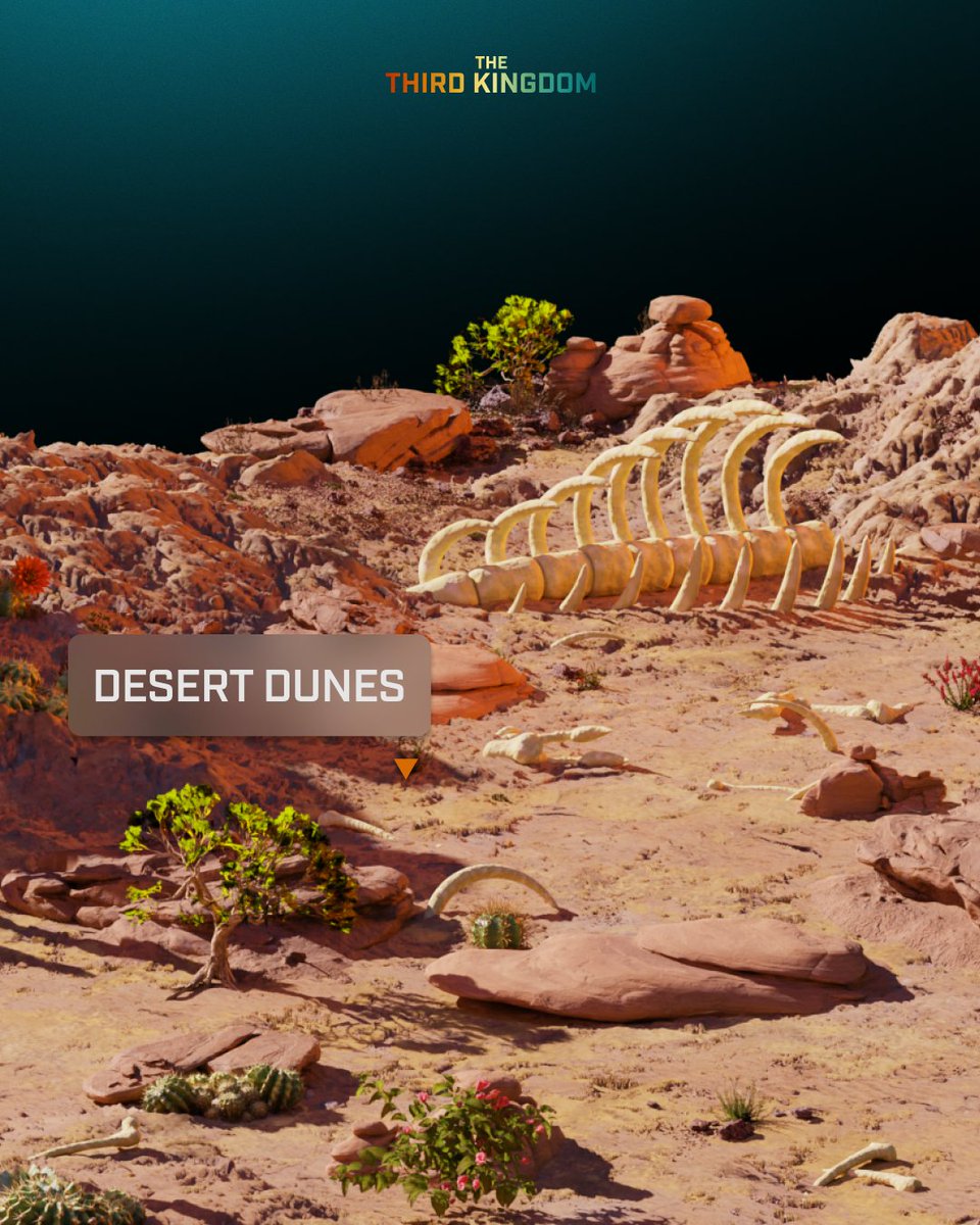 Each SurrealScape in The Third Kingdom offers a unique biome rich with resources, waiting to be discovered. Which one calls to you?

Icy North or Desert Dunes? ❄️🌵