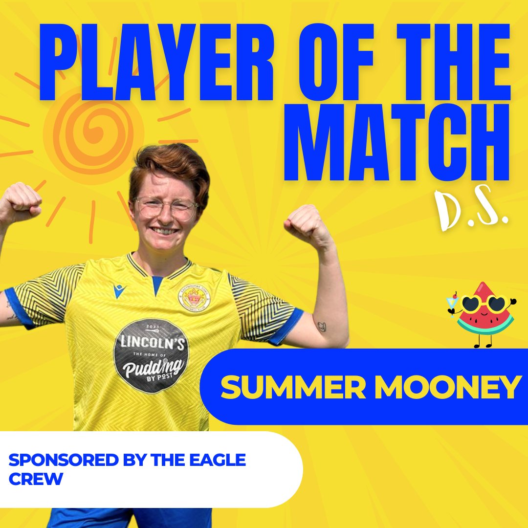 PLAYER OF THE MATCH — Summer shone again this week with a dominant performance in goal, confidently shutting down multiple 1v1s and sweeping behind the back line.