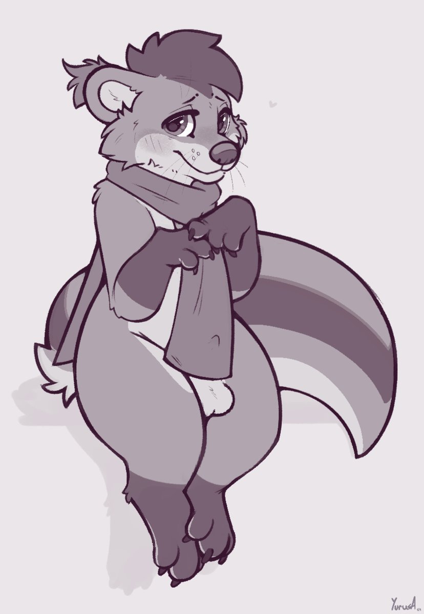 YurusaArt's tweet photo. Sketch for RayPlushPup <3 https://t.co/pCzlhJffas