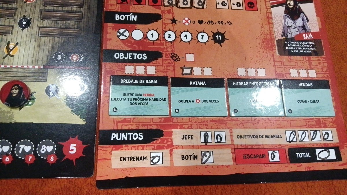 Puntuación de mi primera partida a a #VenganzaRollandFight de <a href="/Ingenio_Games/">!ngenioGames</a>. 

Coñas aparte, me ha costado entender la parte de lanzamiento de dados, pero me ha resultado muy divertido y rápido de jugar. 

#OwenRules #JuegosdeMesa