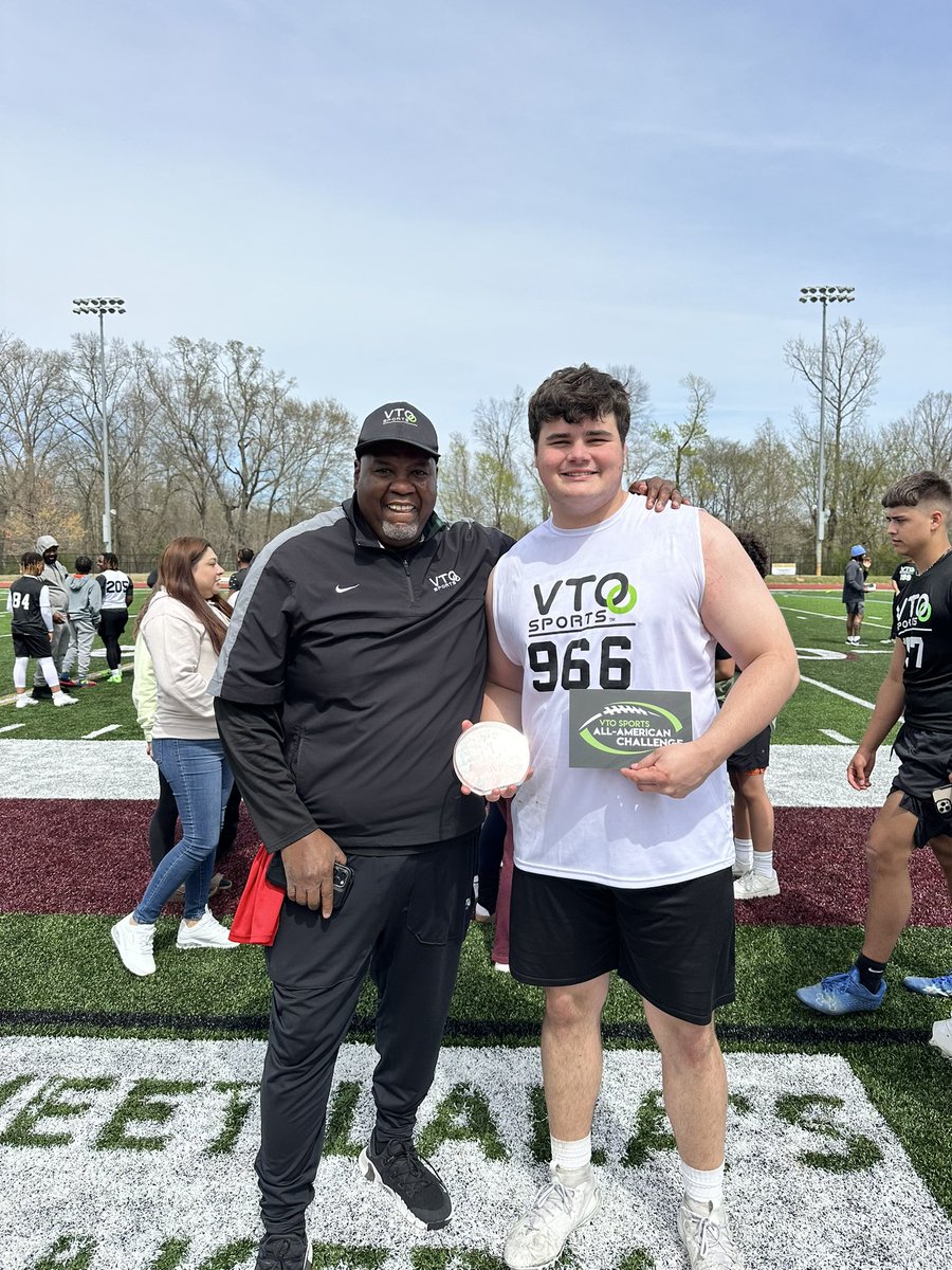 Sam Paladino (@sam_paladino72) on Twitter photo Blessed to receive the Offensive Linemen MVP <a href="/VTOSPORTS/">VTO Sports</a> Elite 100 camp in Memphis! Thank you <a href="/VinceJacobs8/">Coach Vince Jacobs</a> for a great camp.
<a href="/Rockets_FB/">Catholic Rockets Football</a> <a href="/kennyjr65/">Coach Kenny Stephens</a> <a href="/HootensARFBall/">HootensARFootball</a> <a href="/k_sutherlandAR/">Kyle Sutherland</a> @NaturalStateFB <a href="/PrepRedzoneAR/">Prep Redzone Arkansas</a> <a href="/ArRecruitingGuy/">Richard Davenport</a> <a href="/RRainwater1037/">Randy Rainwater</a> <a href="/tctabler/">PrepRedZoneTom Tabler</a> @cedwardsNFL Blessed to receive the Offensive Linemen MVP <a href="/VTOSPORTS/">VTO Sports</a> Elite 100 camp in Memphis! Thank you <a href="/VinceJacobs8/">Coach Vince Jacobs</a> for a great camp.
<a href="/Rockets_FB/">Catholic Rockets Football</a> <a href="/kennyjr65/">Coach Kenny Stephens</a> <a href="/HootensARFBall/">HootensARFootball</a> <a href="/k_sutherlandAR/">Kyle Sutherland</a> @NaturalStateFB <a href="/PrepRedzoneAR/">Prep Redzone Arkansas</a> <a href="/ArRecruitingGuy/">Richard Davenport</a> <a href="/RRainwater1037/">Randy Rainwater</a> <a href="/tctabler/">PrepRedZoneTom Tabler</a> @cedwardsNFL