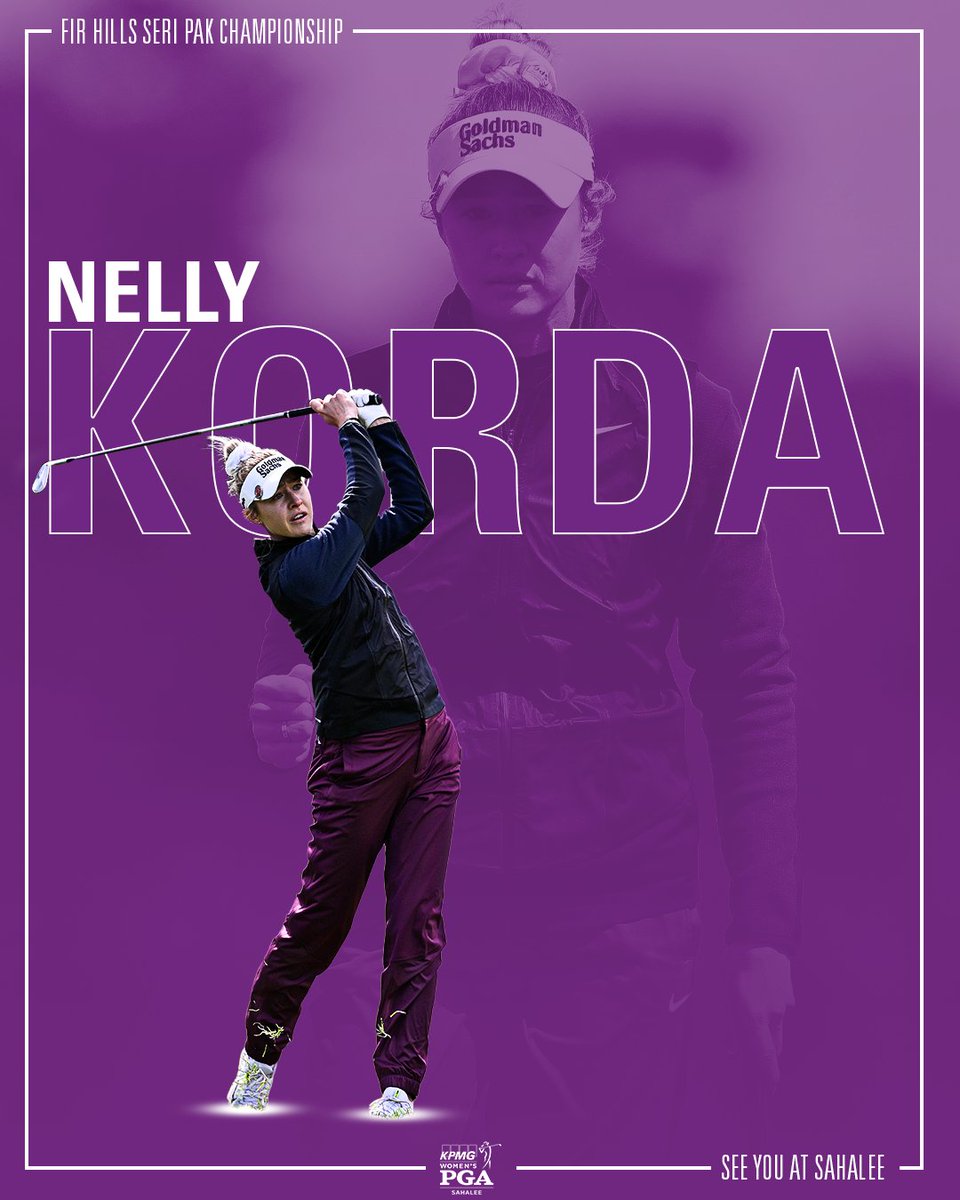 Nothing better than seeing a KPMG Women's PGA Champion in the winner's circle! Congrats to @NellyKorda on the win and moving back to No. 1 in the World! We'll see you at Sahalee! 🏆 #KPMGWomensPGA