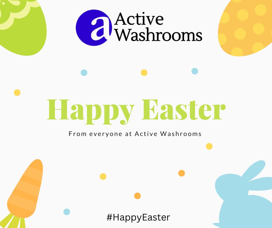 Wishing all our customer's, staff and suppliers a Happy Easter #easter #eastermessage #happyeaster #easteregg #easteregghunt #eastersunday #easterweekend #bankholiday #leadingtheway #activewashrooms