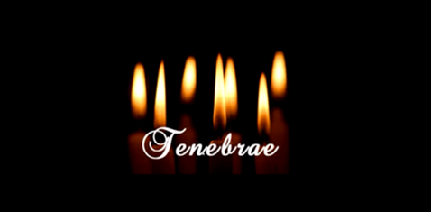 greg_bondar's tweet photo. Tenebrae (Latin for "darkness") is a religious service of Western Christianity held during the three days preceding Easter Day, and characterized by gradual extinguishing of candles, and by a "strepitus" or "loud noise" taking place in total darkness near the end of the service. https://t.co/B4q4JbcISr