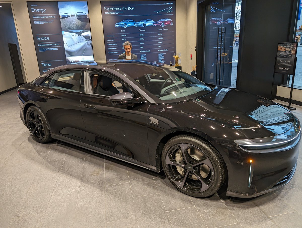 Visited a local Lucid car dealership. Learned that it provides a face recognition feature to start the engine. 🚒 What could possibly go wrong? 😔