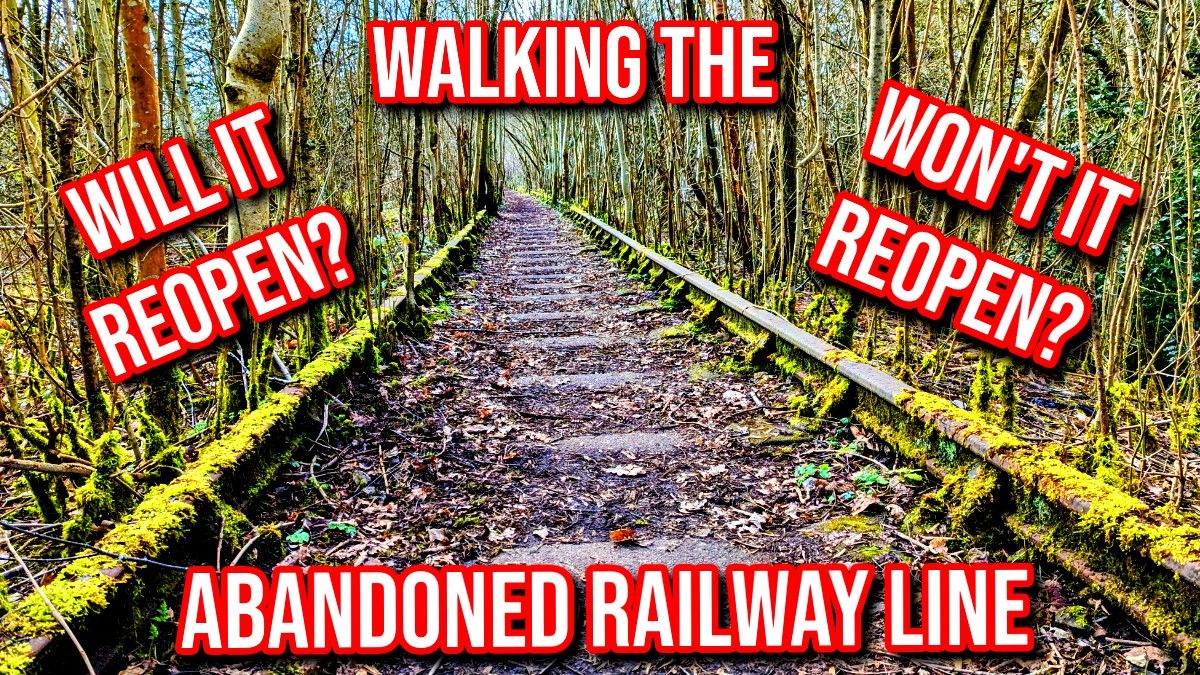 A walk along the Leek to Stoke line. Could this route finally get its awakening? Link below: . youtu.be/ZLDMarBSHIg . . #closed #railway #leek #stoke @bordersbeeching @DisusedWalking #abandoned #tunnel #station
