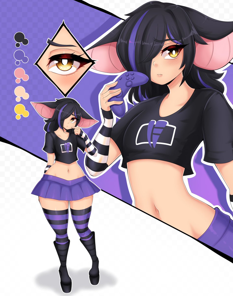 Ref Sheet of Fang <3 Done by <a href="/VCookieStudios/">『 VCookieStudios 』</a>