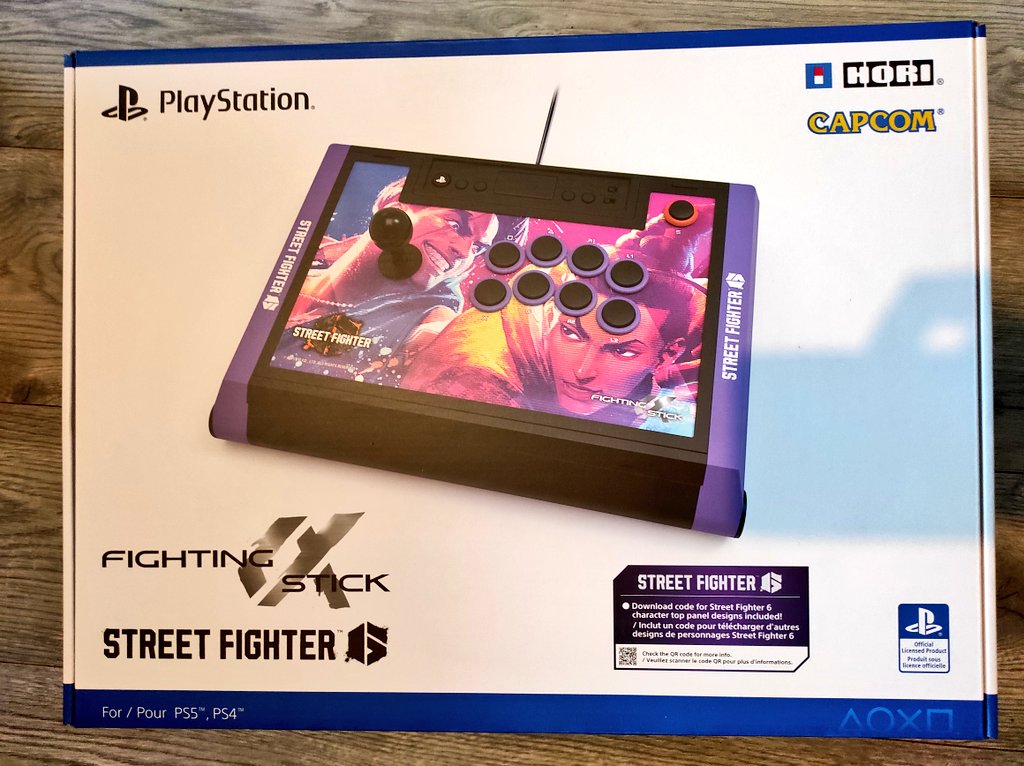 Je vends ce stick arcade PS5 #StreetFighter6 𝟭𝟳𝟱€ ! 🕹️

• Il est neuf, fraîchement gagné et n'a donc jamais servi. Il y a même encore un code à l'intérieur.

N'hésitez pas à me mp ou à partager aux potentiels intéressés. 🙌🏼