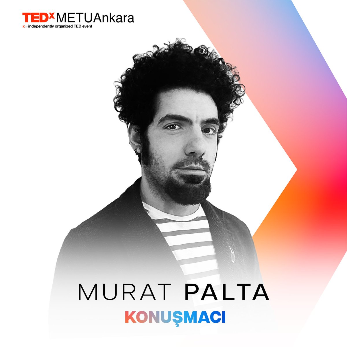 Murat Palta, bu sene TEDxMETUAnkara sahnesinde sizlerle! #tedxmetuankara #tedxtalks #tedtalks #ayna #odtü #paylaşmayadeğerfikirler #ideasworthspreading