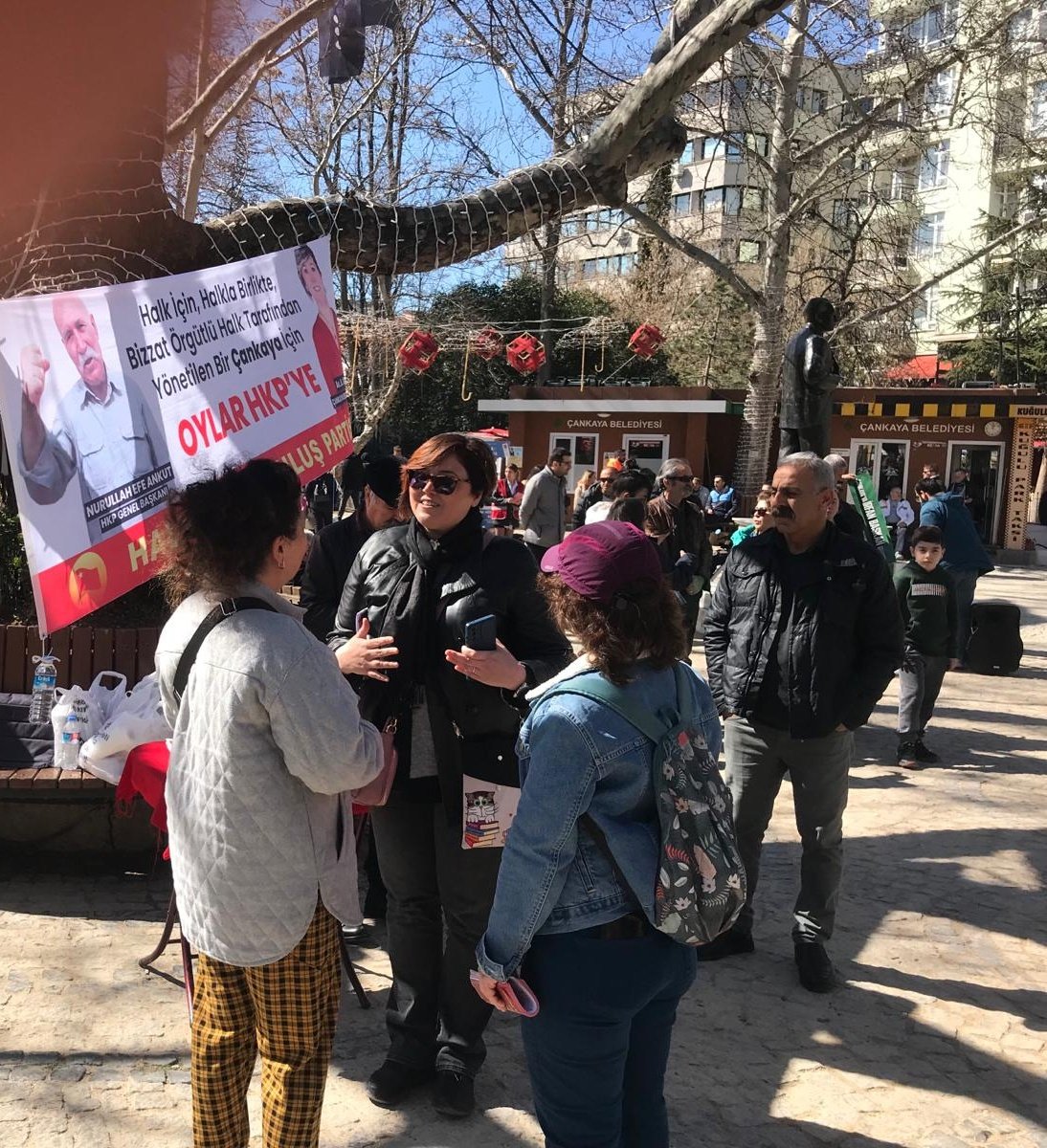 kurtuluspartisi's tweet photo. 📍 Ankara/Çankaya-Kuğulu Park
Çankaya Belediye Başkan Adayımız Av. Ayça Okur'un da katılımıyla Çankaya Halkıyla bir aradayız.
31 Mart'ta #OylarHKPye https://t.co/jSt4gCqI66