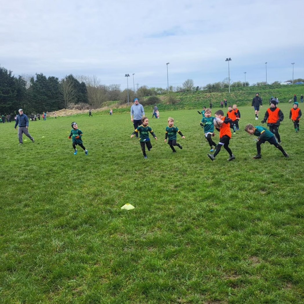 Boyne RFC minis U7s attended the Rugby Blitz this morning @DundalkRFC Well done to the lads, showing brilliant progress, very proud to each one of them. Well done Boyne RFC U7s. New members always welcome! #boynerfc