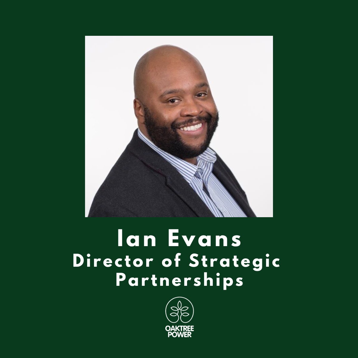 🌟 Week 6 of Team Spotlights! 🚀 Say hello to Ian Evans, our dynamic Director of Strategic Partnerships at OakTree Power. Discover the driving force behind our collaborations! #TeamSpotlight #OakTreePower #MeetTheTeam 💼🤝