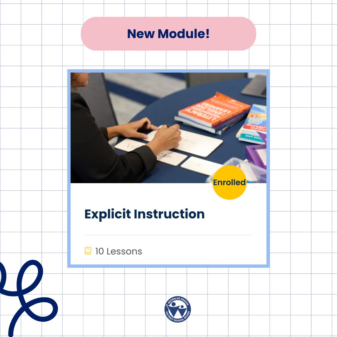 We’ve launched a new module on explicit Instruction. To enroll for free, click here: onlit.org/courses/explic… Thanks to @andrea__dunk from our team of experts for developing this invaluable resource!🌟#ONlit