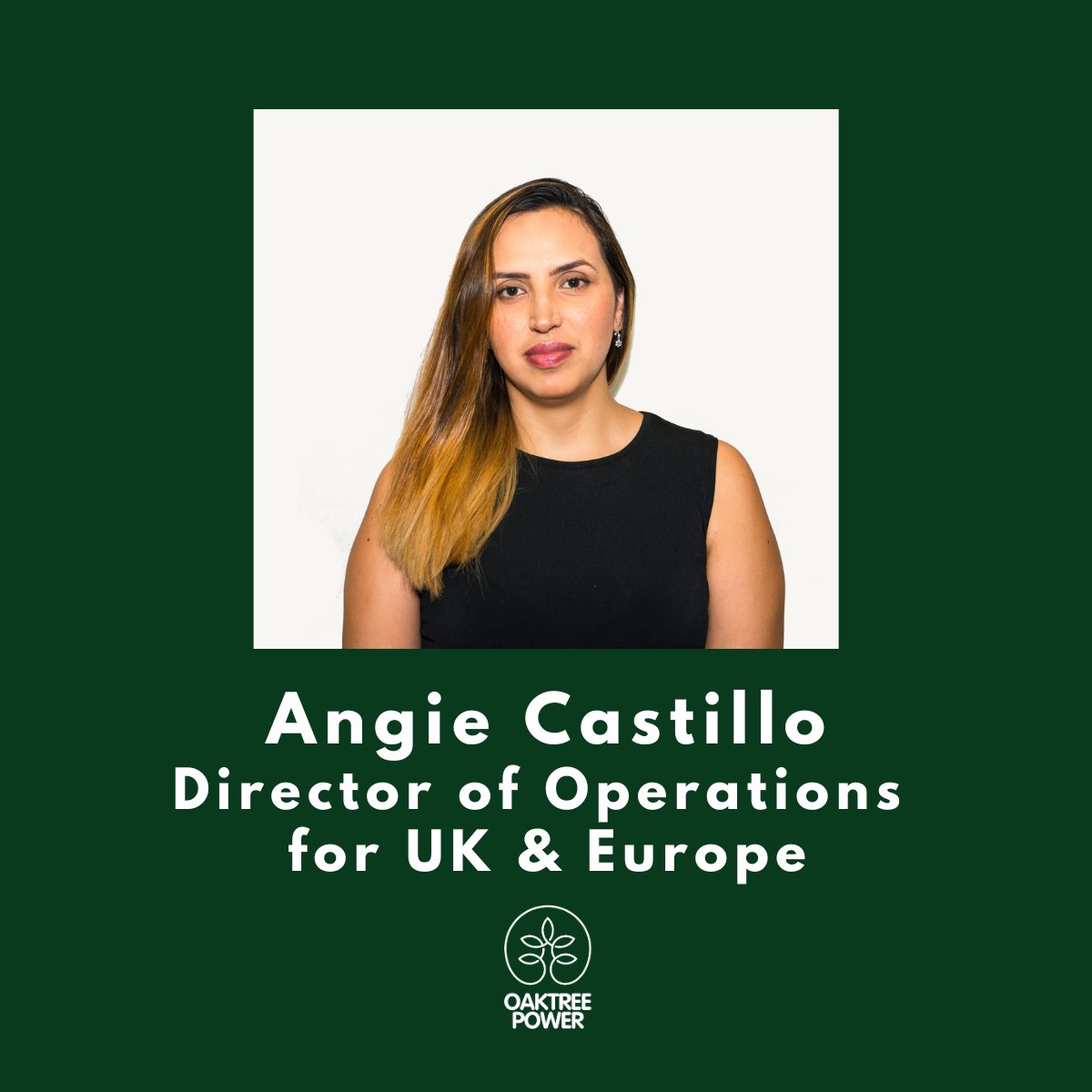 🌟 Week 7 of Team Showcases! 🚀 Meet Angie Castillo, our powerhouse Director of Operations for UK & Europe at OakTree Power. Explore the operational brilliance driving our success! #TeamSpotlight #OakTreePower #MeetTheTeam 💼🌍