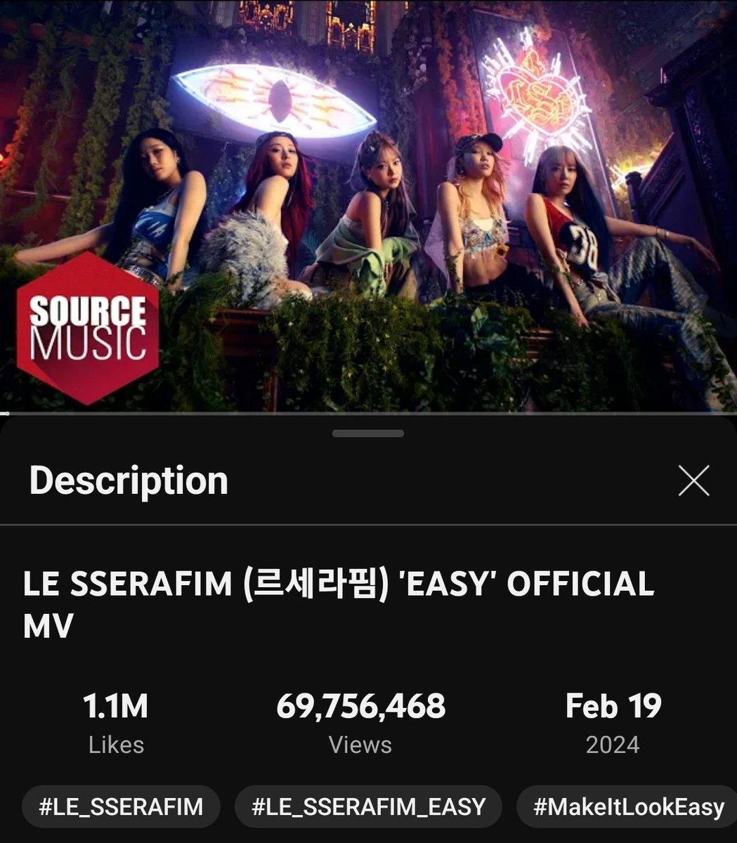 lssfm_news's tweet photo. ℹ️ MUSIC CORE 3RD DOUBLE CROWN 

FEARNOTS don't forget to collect votes and stream #EASY MV at YOUTUBE! We need a higher SNS points for this week and next week April 6, 2024 #10thWin

Next Week 📅[4/6] high chance Win.
— 69.7M views (let's aim 71M today)
> https://t.co/YKKB26gz6K https://t.co/ek6ehnAtI5