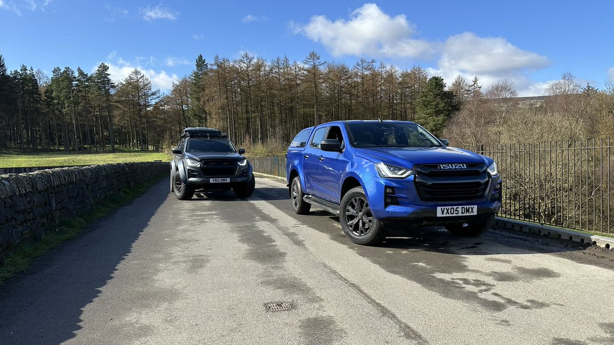 So enjoyed a day of “D-Maxing” or “Green Laning” with Damien in the Peak District. He had the AT35 and me the V-Cross. These are incredibly capable pickups with great on road an off-road capabilities! They look very cool too! @TheMudLifeMag