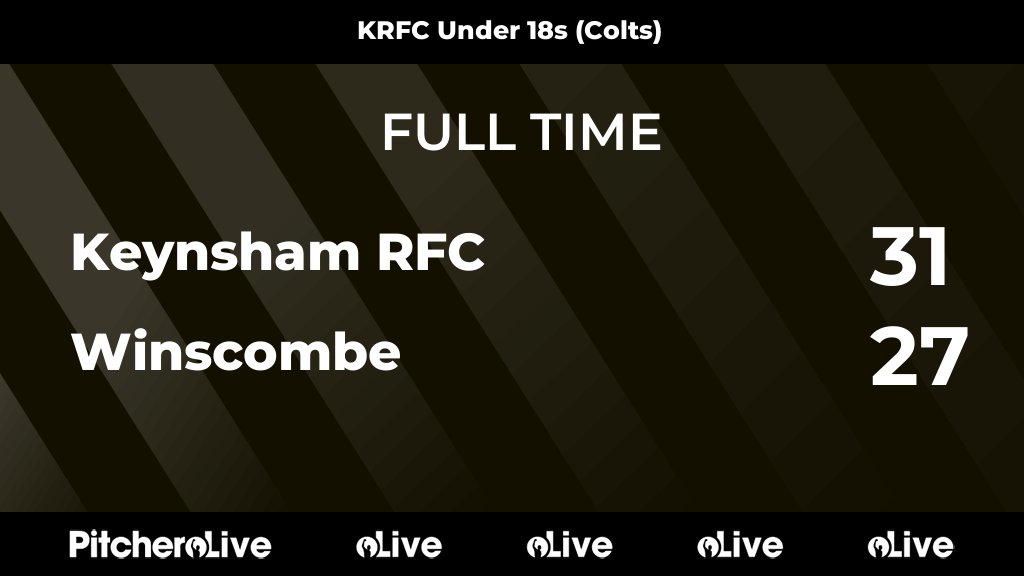 FULL TIME: Keynsham RFC 31 - 27 Winscombe #KEYWIN #Pitchero keynshamrfc.com/teams/253369/m…