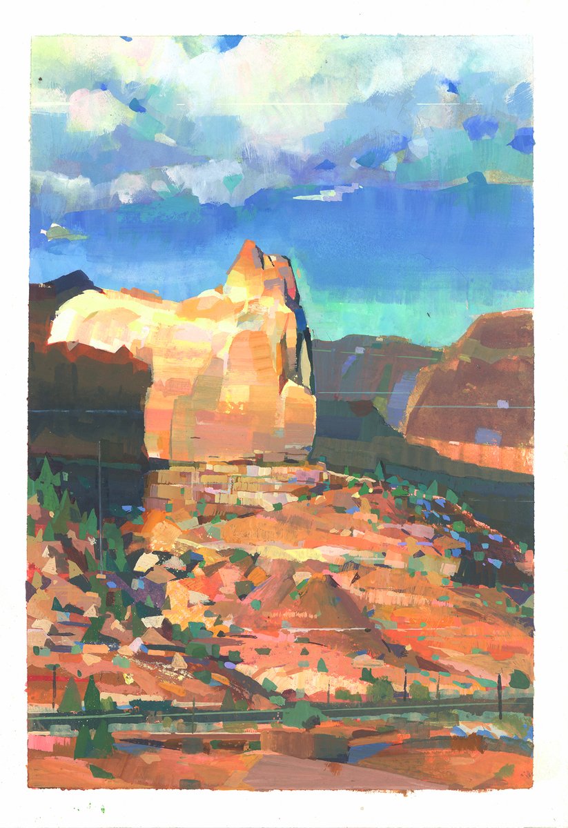 I miss painting red rocks :O