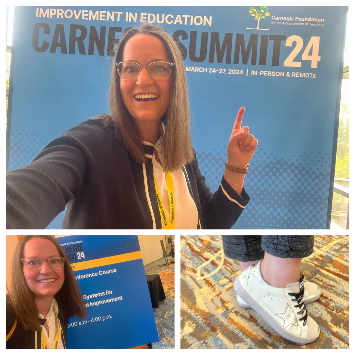 It’s Sunday Sneaker Day at #CarnegieSummit24, because we are READY! Let’s goooo! @CarnegieFdn