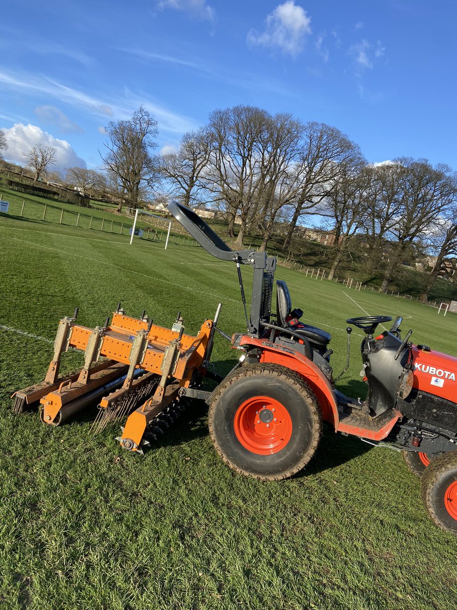 Tom Banks (@tombanks19) on Twitter photo Great end to the @thegma_ #GroundsWeek
This is the part that people don’t see, after a 4 hour prep yesterday back down today to repair the pitch ahead of the <a href="/WestmorlandFL/">Westmorland Football League</a> Semi Final on Saturday
A new pattern loading with the <a href="/SISISMachinery/">SISIS Machinery</a> Quadraplay
<a href="/FootballFoundtn/">Football Foundation</a> Great end to the @thegma_ #GroundsWeek
This is the part that people don’t see, after a 4 hour prep yesterday back down today to repair the pitch ahead of the <a href="/WestmorlandFL/">Westmorland Football League</a> Semi Final on Saturday
A new pattern loading with the <a href="/SISISMachinery/">SISIS Machinery</a> Quadraplay
<a href="/FootballFoundtn/">Football Foundation</a>
