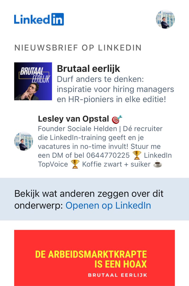 less023's tweet image. 7300 aanmeldingen na 1 editie..

Nu moet ik doorpakken 🤣

Inschrijven kan hier ⤵️

linkedin.com/posts/lesleyva…
