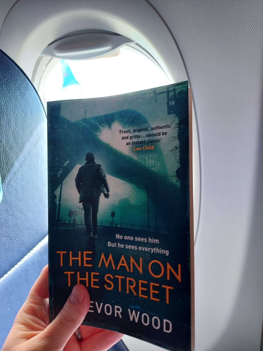 #nowreading THE MAN ON THE STREET by @TrevorWoodWrite Trevor, you've come holiday with me