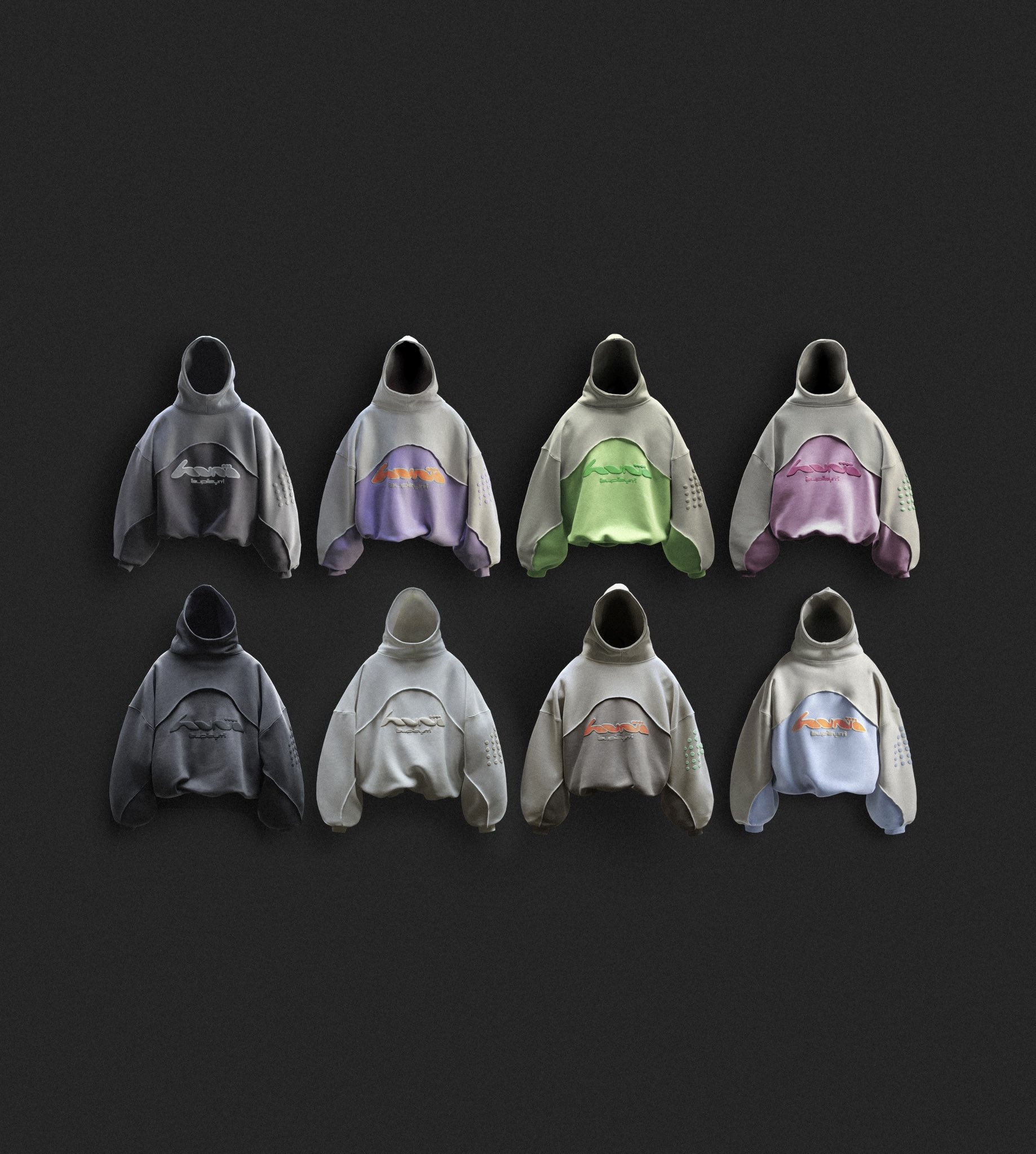 即完売品Huni design Huni Hoodie \"Baby Blue\" Huni Design Hoodie Baby Blue – Motion.